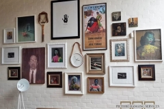 Collage Picture Hanging Service l14